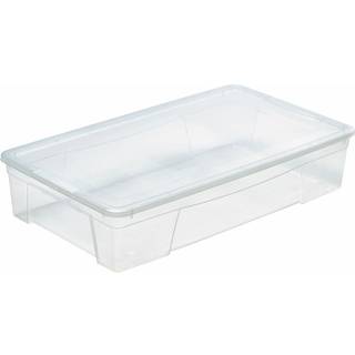 Opbevaringsboks med låg Mondex Space Box Gennemsigtig polypropylen 34 L 70,5 x 42 x 15,5 cm