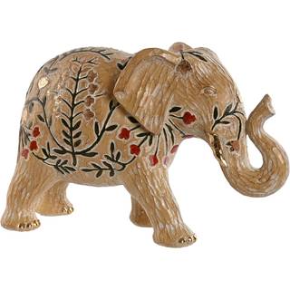 Dekorativ figur Home ESPRIT Multifarvet Elefant 32,5 x 12,5 x 21 cm