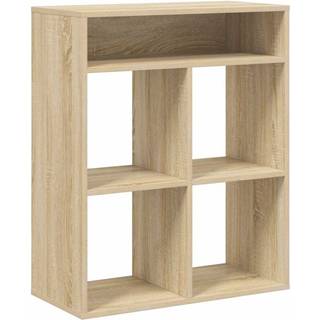 Bogreol Konstrueret Træ Antikt Trælook - Sonoma-eg / 66 x 31 x 80 cm