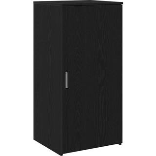 opbevaringsskab 50x45x103,5 cm konstrueret træ sort