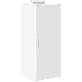 opbevaringsskab hvid 40x45x103,5 cm konstrueret træ