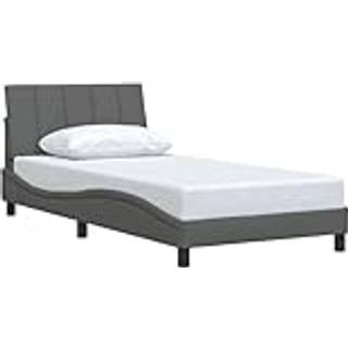 sengeramme uden madras Hanko Mørkegrå 100x200 cm Stof