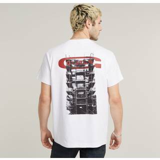 G-Star Scaffolding Back T Shirt White