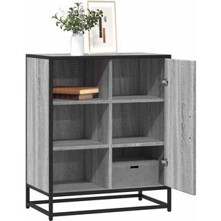 Skænk 62X35X76 Cm Konstrueret Træ Etræsfarve - Grå sonoma-eg