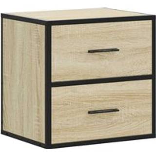 Væghængte Sengeborde 40X31X39,5 Cm Etræsfarve - 1 / Sonoma-eg