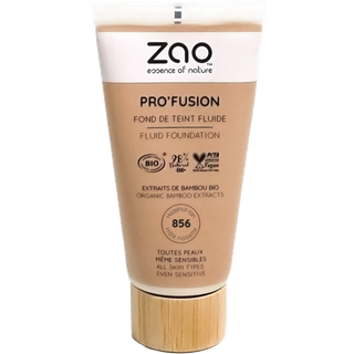 Pro&apos;Fusion flydende Foundation, hazelnut tan 856 | 30 ml | Zao