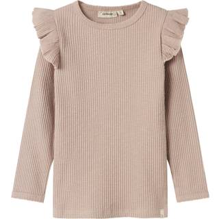 Slim Fit Top Med Lange Ærmer