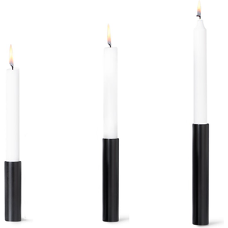 Hove Home - Box 3 Slim Light lysetage - Sort - Højde 10 cm, 14 cm ,17 cm