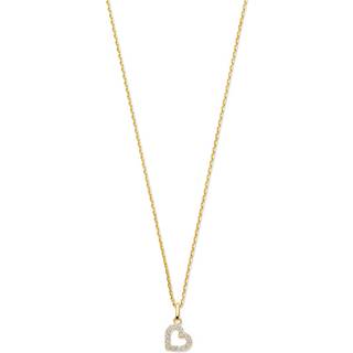 Beloro Jewels Monte Napoleone Valentina 9 karat necklace with zirconia BO340046
