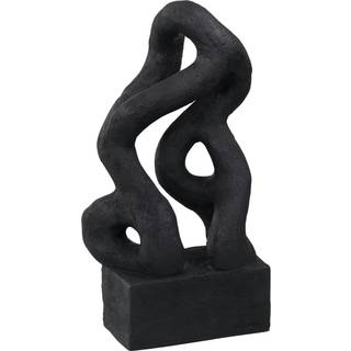 Mette Ditmer Art Piece Symbiosis Skulptur - Dekorative Accessories Harpiks Af Sten Sort - ARTSYM09