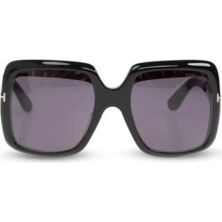 TOM FORD Kvinde FT1194 AURORA 01A Solbriller Acetat Sort Røg Firkantet Normal