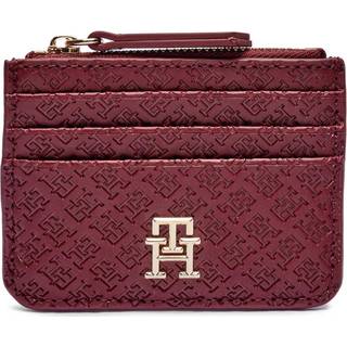 Tommy Hilfiger Tommy Hilfiger Red Monogram Card Holder