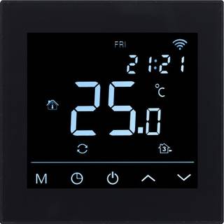 Heatcom termostat HC91 Wifi app-styring, sort 53000915