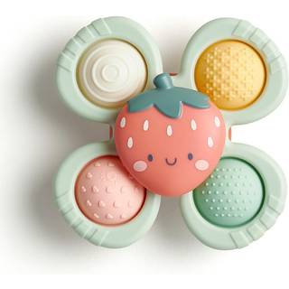 Itzy ritzy fidget leget?j med sensoriske poppers & sugekop; Fidget leget?j holder sig til h?jstole borde eller karbad, mens du spinder og engager