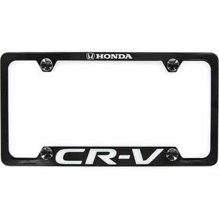 Honda CR-V sort belagt zink nummerplade rammeholder bred bundgrav 4 hul