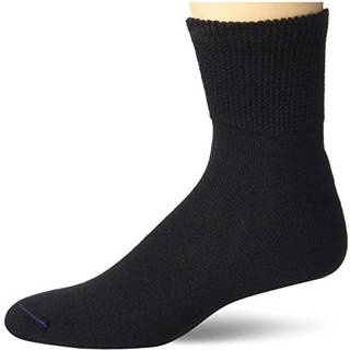 Dr. Scholls mænds diabetes & cirkulator sok sort 13-15 US