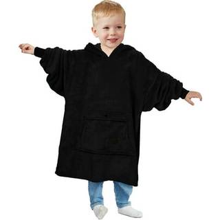 Catalonien tæppe hættetrøje sweatshirt til børn, der er overdimensioneret bærbar fleece pullover med store frontlomme i alderen 4-12 Valentinsdag