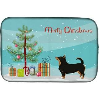 """" Caroline's Treasures CK3550DDM Lancashire Terrier Christmas Tree Dish-Drying-Mats 14 X 21 Multicolor """"