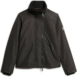 Superdrytil kvinder. W5011828A Windbraker jakke sort (L), Casual, Genanvendt polister, Bæredygtig
