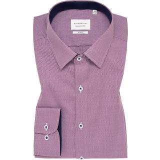 SLIM FIT Shirt in purple structured
