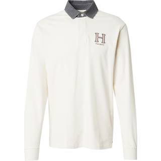 HACKETT Herren Rugby-Shirt weiß unifarben Classic Fit