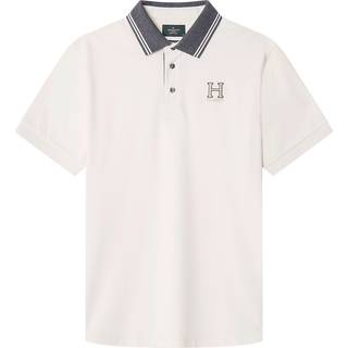 HACKETT Herren Polo-Shirt weiß Classic Fit