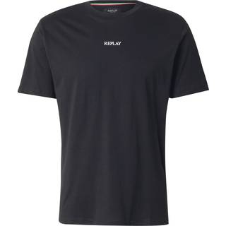 Replay Herren T-Shirt schwarz