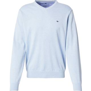 Fynch-Hatton Herren Pullover blau unifarben