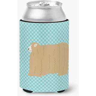 """" Caroline's Treasures Lincoln Longwool Sheep Blue Check Dekorativ kan hugger flerfarvet """"