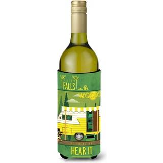 """"Carolines Treasures BB5482LITERK Be in the Woods Retro Camper Vinflaske Drikkevareisolator Hugger 750ml Multicolor""""