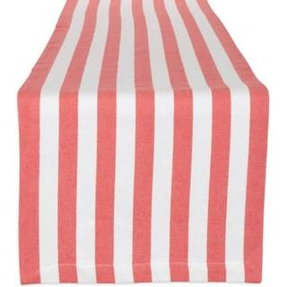 DII Red French Stripe Woven Vittowle (Sæt på 3)