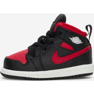 Jordan 1 Mid-sko til babyer/småbørn - sort - 25