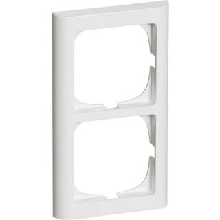 Lauritz Knudsen FUGA Softline 63 ramme, hvid, 2 moduler