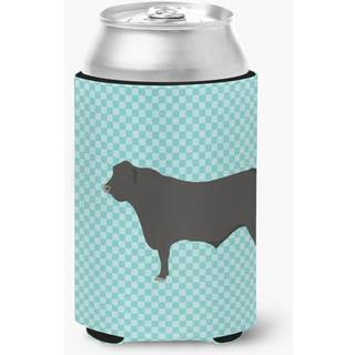 """" Caroline's Treasures Black Angus Cow Blue Check Decorative kan kramme multicolor """"