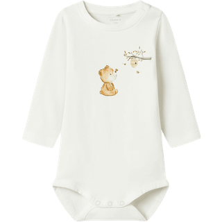 NAME IT Langærmet Body Teyman Cloud Dancer