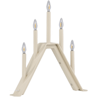 Åre bordlampe 32x36cm stål beige