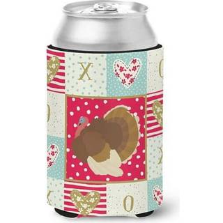 """" Caroline's Treasures CK5417cc French Turkey Dindon Love Can eller flaske Hugger Kold-bjælke-Koozies Multicolor """"