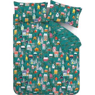 Catherine Lansfield Catherine Lansfield Green Christmas Festive Forest Duvet Cover Set