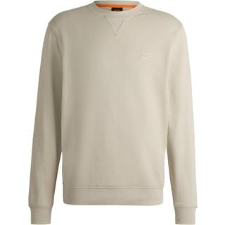 BOSS Orange Herren Sweatshirt beige unifarben