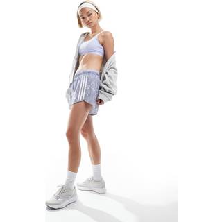 adidas Own The Run AOP Shorts Str. XS Dame - Blå, letvægts shorts til løb og træning