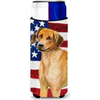 """"Caroline's Treasures Rhodesian Ridgeback Patriotic Dekorative Can Hugger Slim Multicolor""""