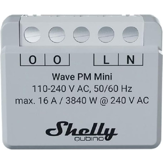 Shelly Qubino Wave PM Mini - Z-Wave enhed med effektmåling uden relæ