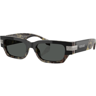 Versace Mand VE4465 545687 Solbriller Acetat Skildpadde Grå Firkantet Normal
