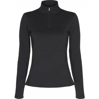 EQ KIDS Kolyma langærmet half-zip bluse - Black - 164