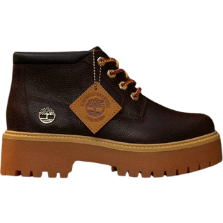 Timberland Timberland Stone Street Mid Boot | Brown footwear Brown - Størrelse: 38,5 - DARK BROWN FULL GRAIN W BLACK - Brown - 38,5