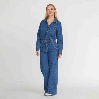 SisterS Point - Ovea-ju1 - Damebukser - Mid Blue Wash - L
