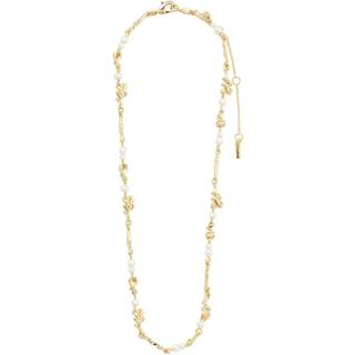 Pilgrim Gold Focus Organic Pearl Recycled Necklace - 40cm