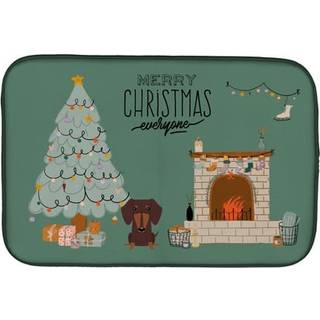 """" Caroline's Treasures CK7694DDM Chocolate Dachshund Christmas Alle opvaskemønster 14 x 21 flerfarvet """"