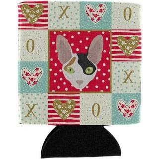 """" Caroline's Treasures CK5107CC Cornish Rex Cat Love Can eller flaske Hugger Kold-bjælke-Koozies Multicolor """"