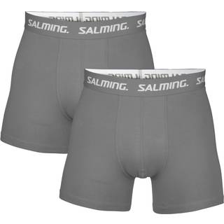 Salming 2-pak Cotton Boxer - Grey - Medium